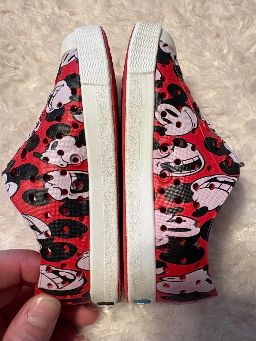 Native Red Mickey Slip on Shoes Toddler 7 C7